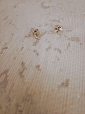 PRICE FIRM NWOT Tiny Silver Cross Stud Earrings